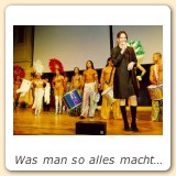 Was man so alles macht: mit Sambatruppe auf einer Gala für Vorwerk.
